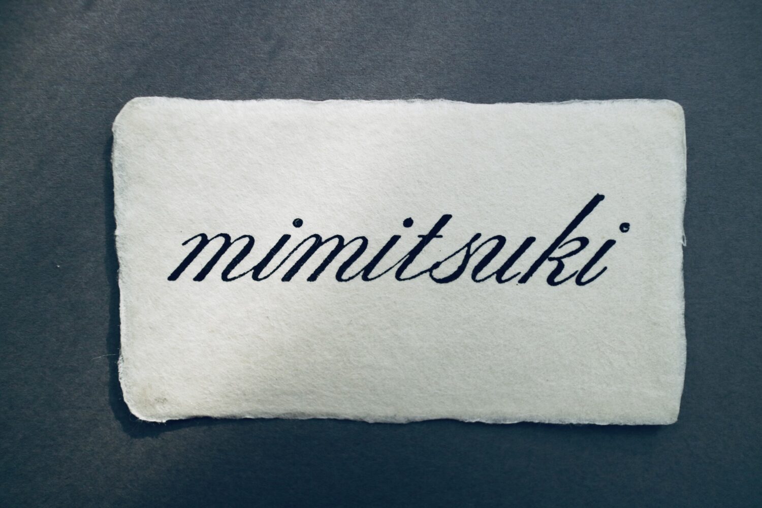 ミミツキ-手漉き和紙職人と、和紙で描くオブジェ-